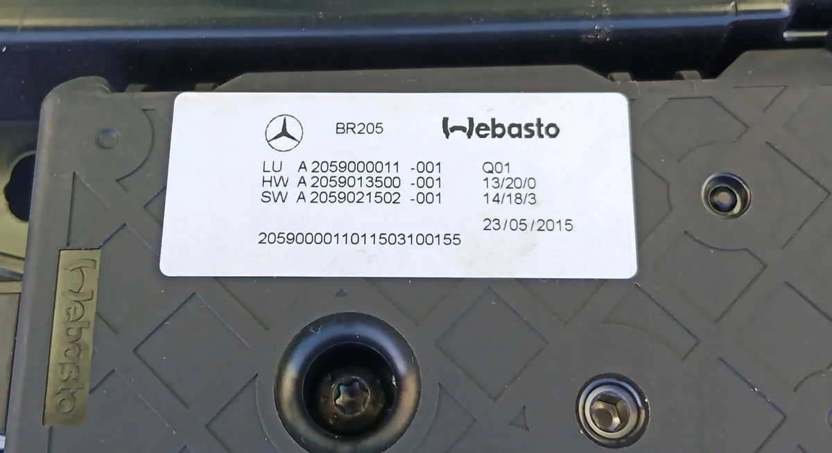 MERCEDES Classe C W205 2018 Toit Ouvrant image 8