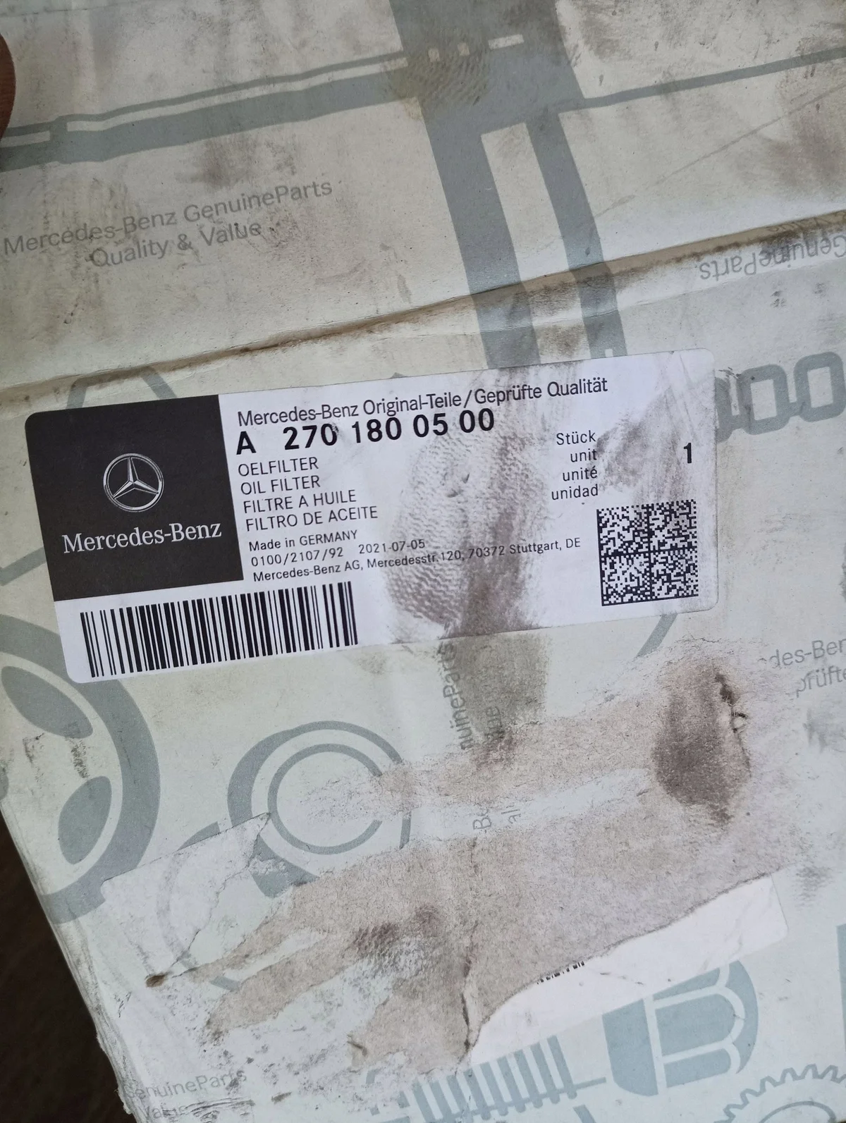 Mercedes-Benz A2701800500 Jäähdytin