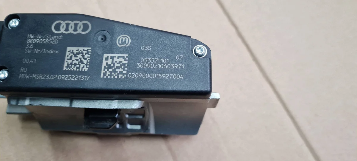 Blokad styrsystem Audi Q5 8R 8K0905852D image 4
