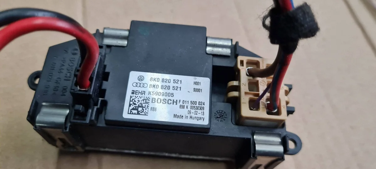 Q5 8R puhaltimen vastus 8K0820521 image 3