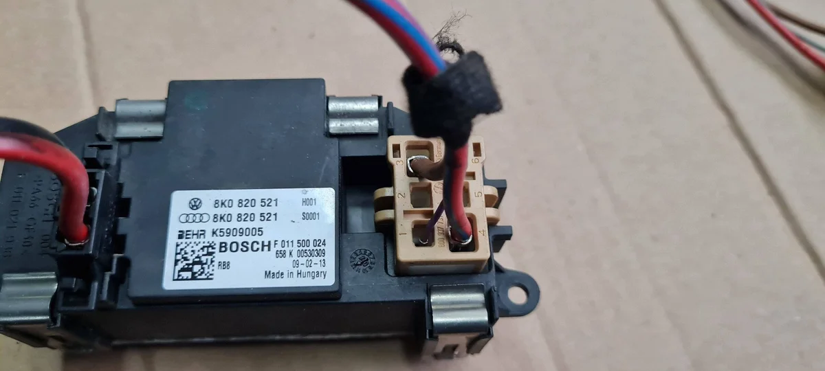 Q5 8R puhaltimen vastus 8K0820521 image 5