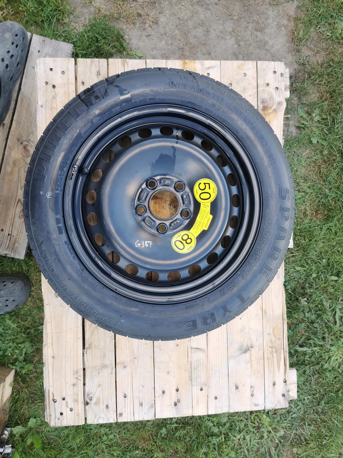 Roda sobressalente Volvo S40 V50 C30 125/85/16