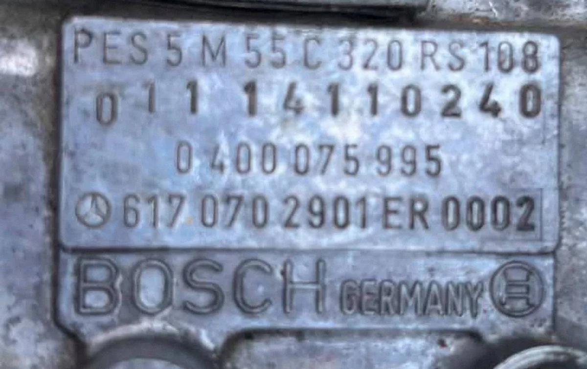 Bomba Inyectora Mercedes W123 300D 6170702901 image 9