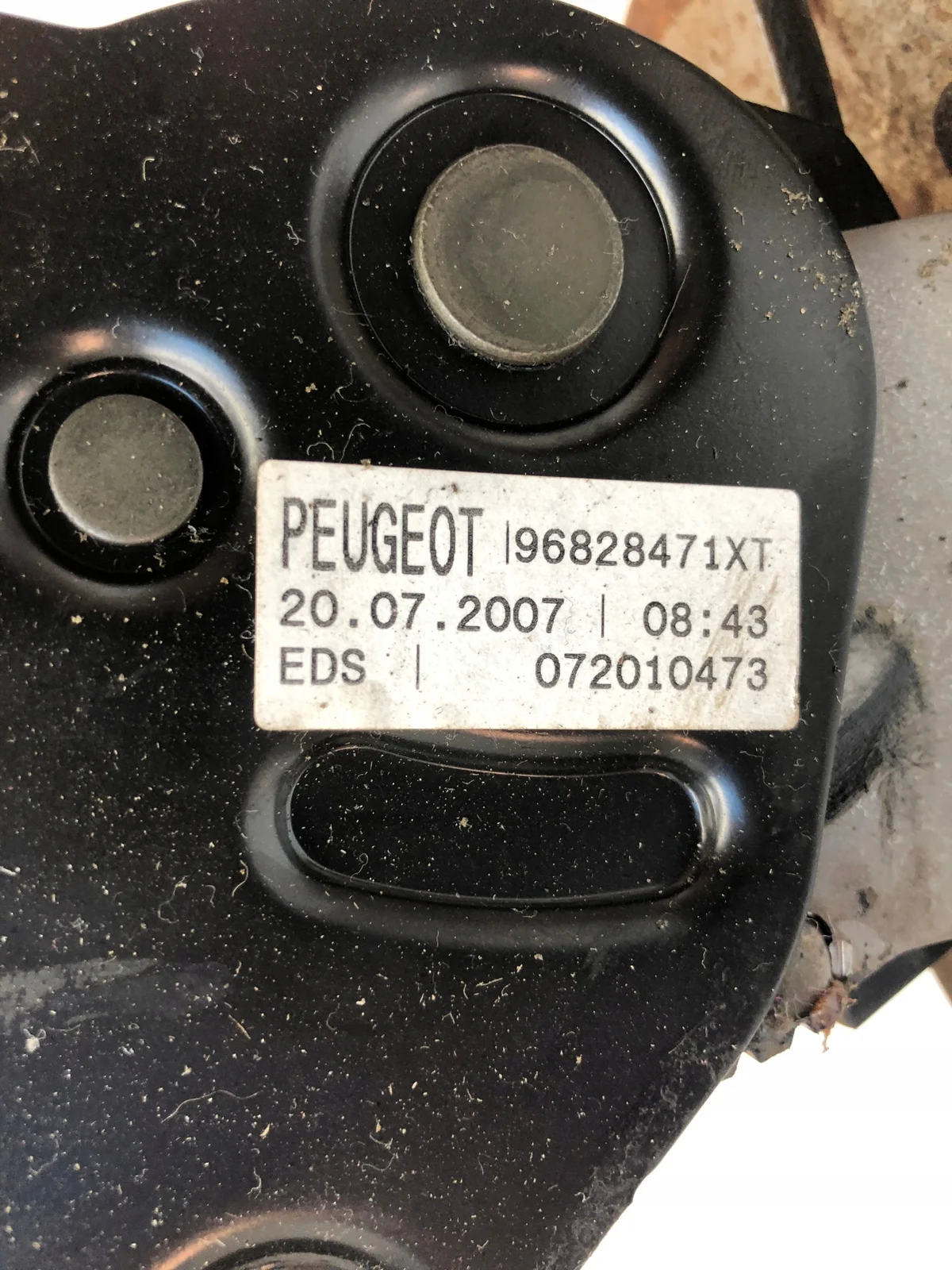 Peugeot 207 Handbremshebel 96828471xt 001 image 3