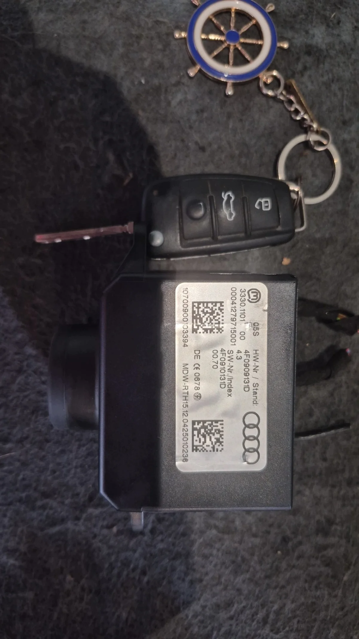Startset Audi A6 C6 2.0 TDI ECU Teller Sleutel image 4