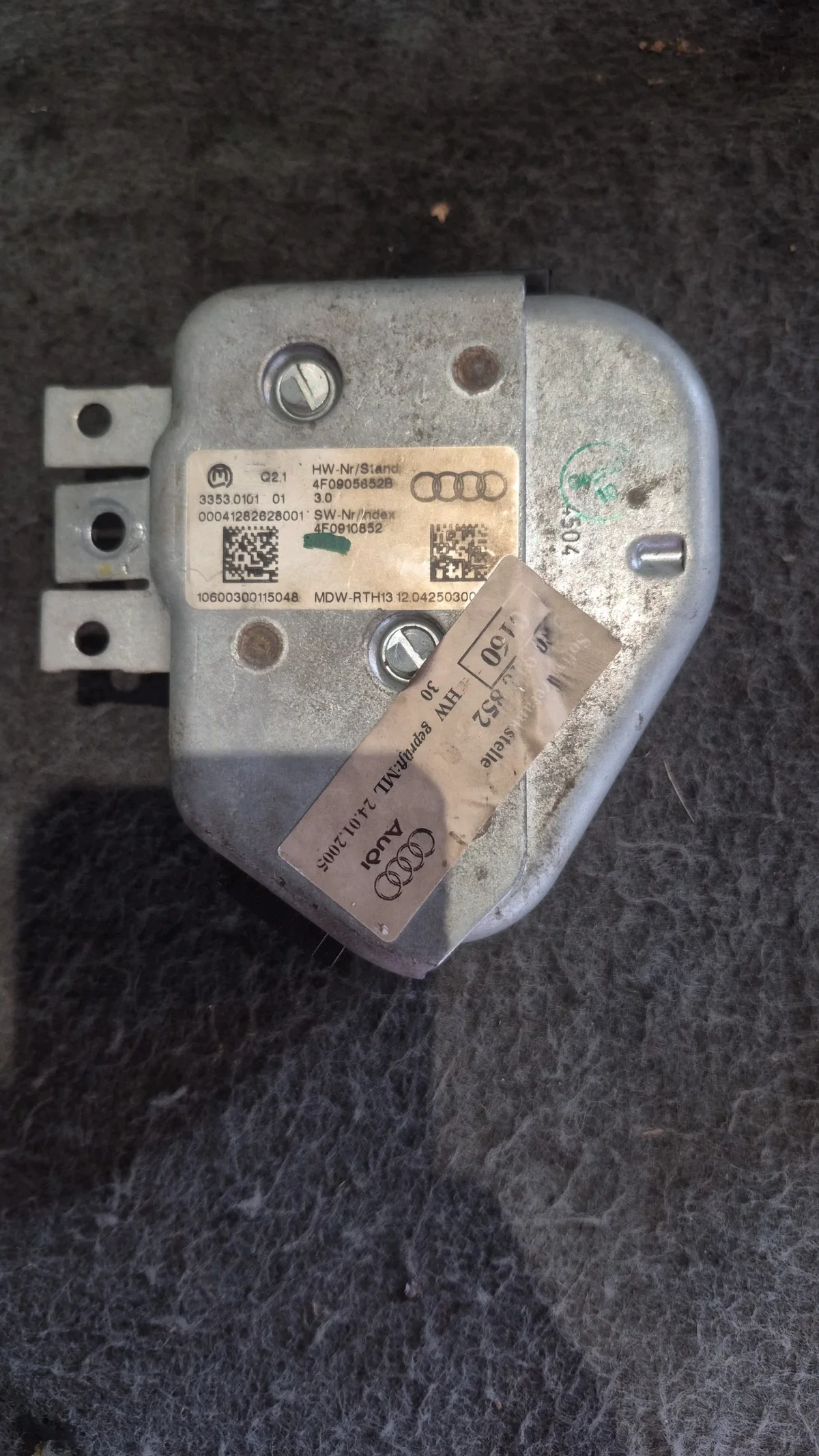 Startset Audi A6 C6 2.0 TDI ECU Teller Sleutel image 7
