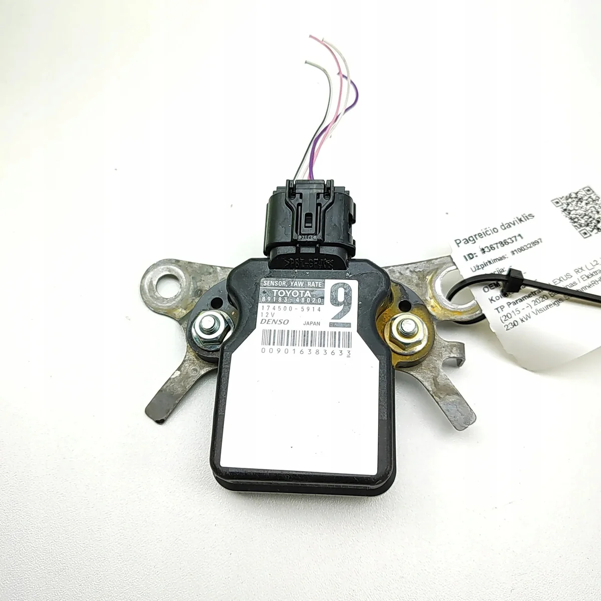 Lexus RX Acceleration Sensor Used