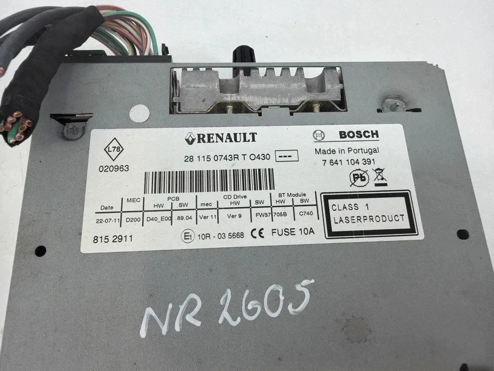 Cartes GPS RENAULT MEGANE III 281150743R image 6