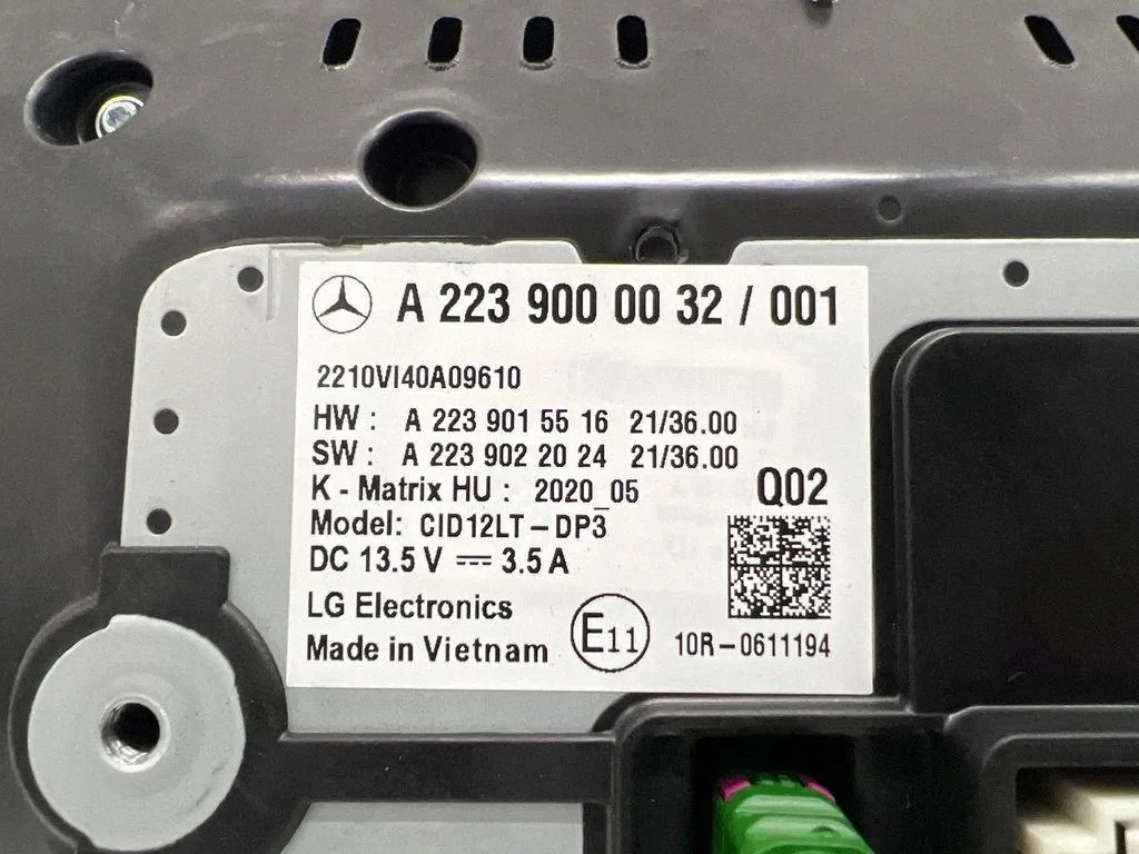 Écran de navigation MERCEDES-BENZ A2239000032 image 7