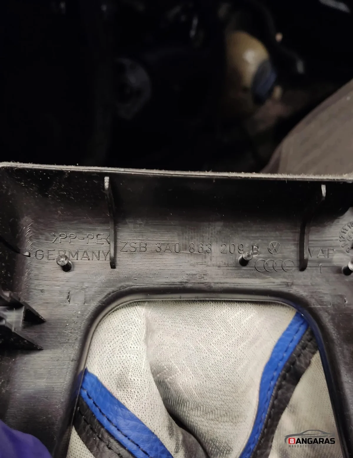 Schaltknauf Leder VW Passat B3/B4 3A0863209B image 4