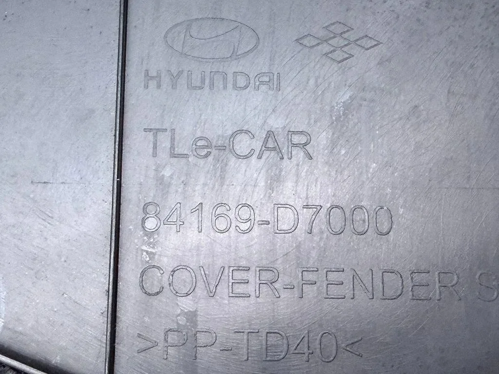 Lokasuojan pääty HYUNDAI TUCSON 84169D7000 image 5