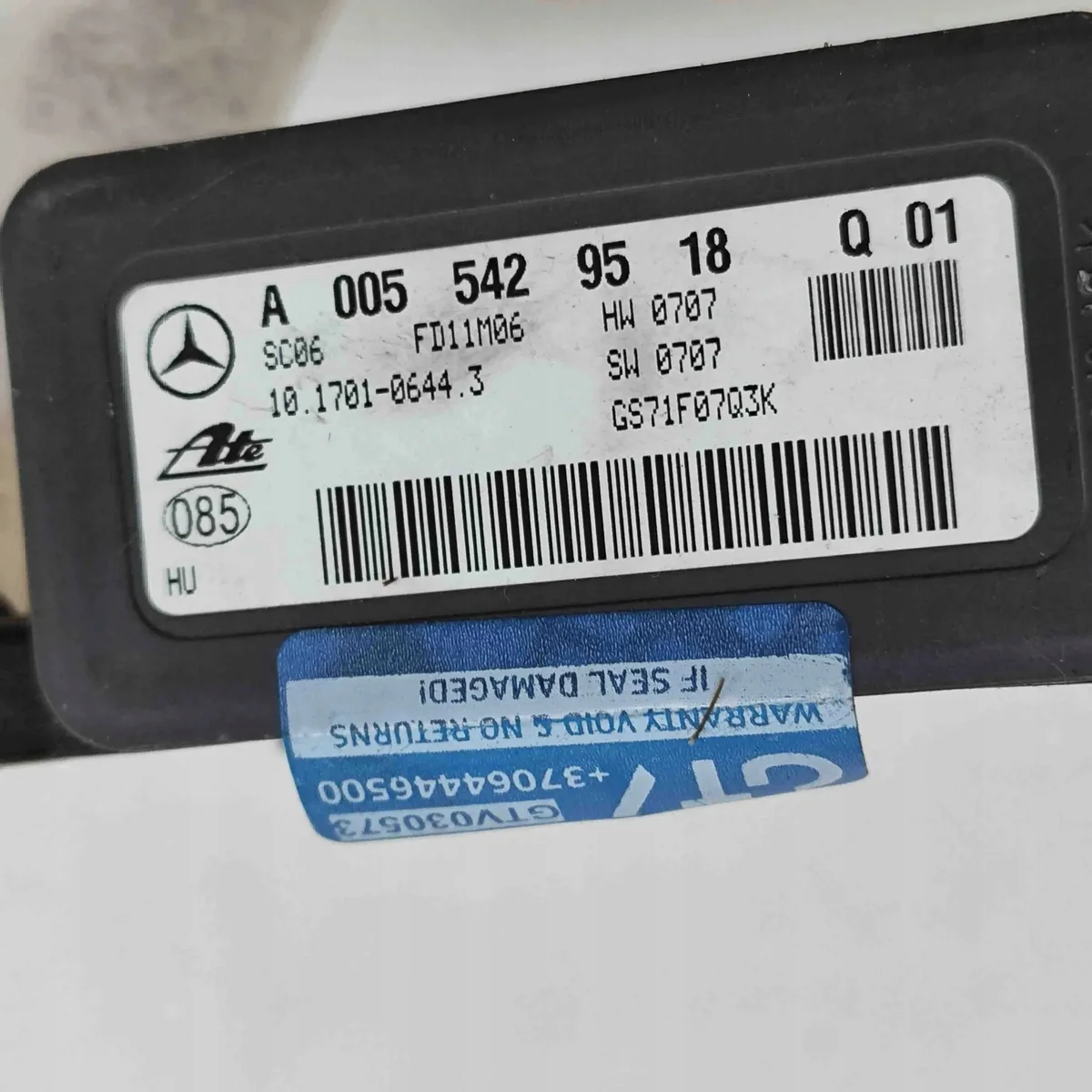 Capteur d'accélération Mercedes-Benz S W221 image 7