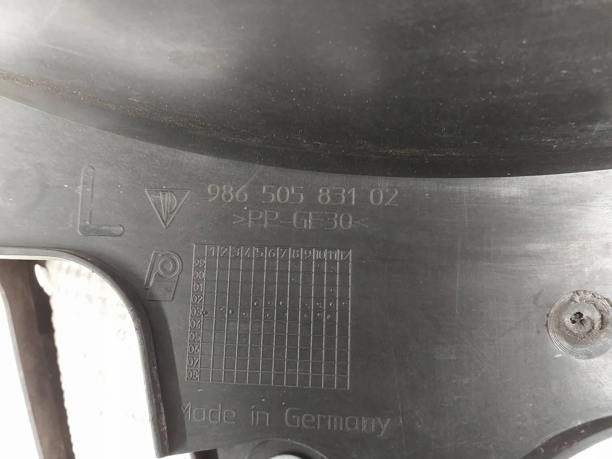 Porsche Boxster 986 passage de roue 98650583102 image 4