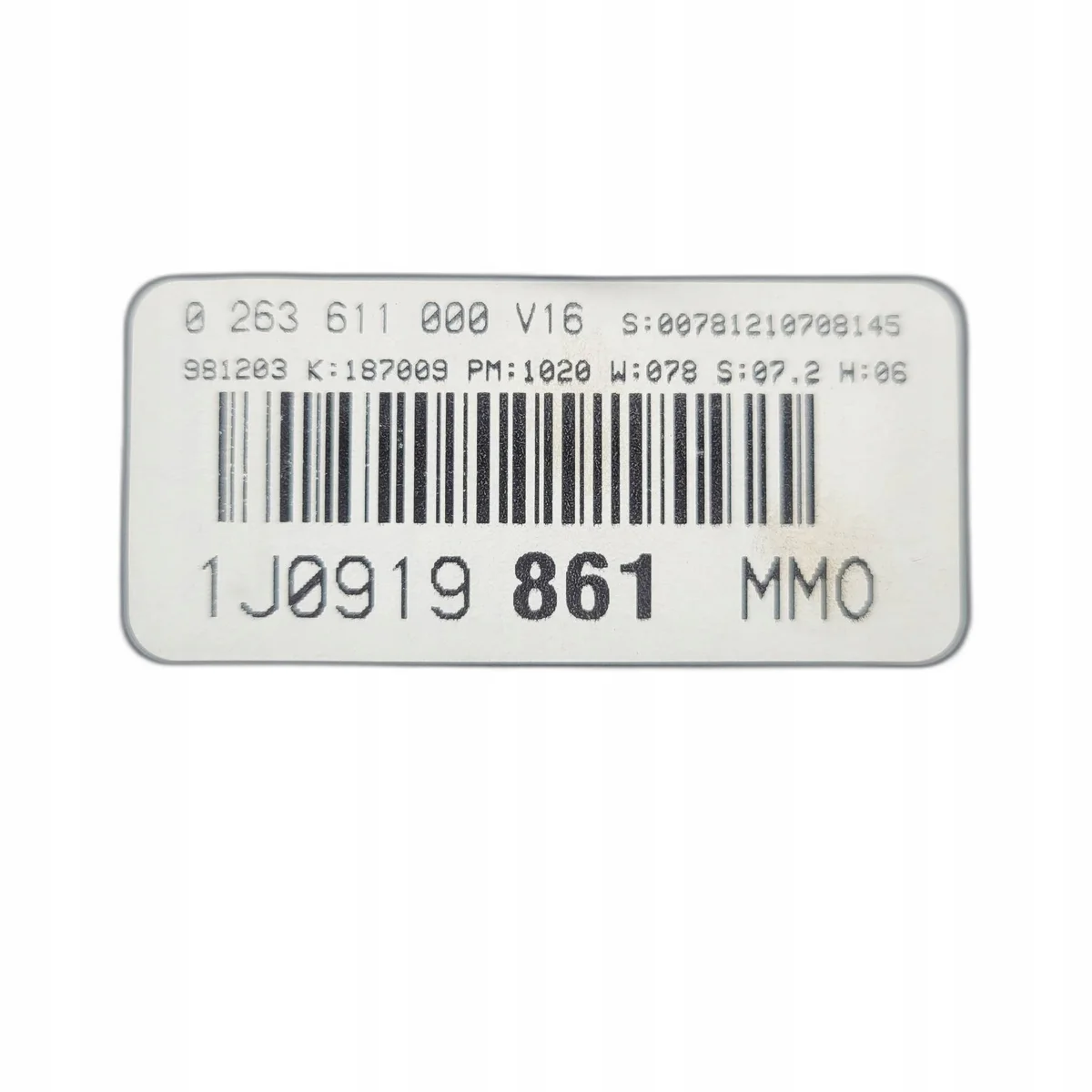 Compteur Volkswagen OE 1J0919861 image 4