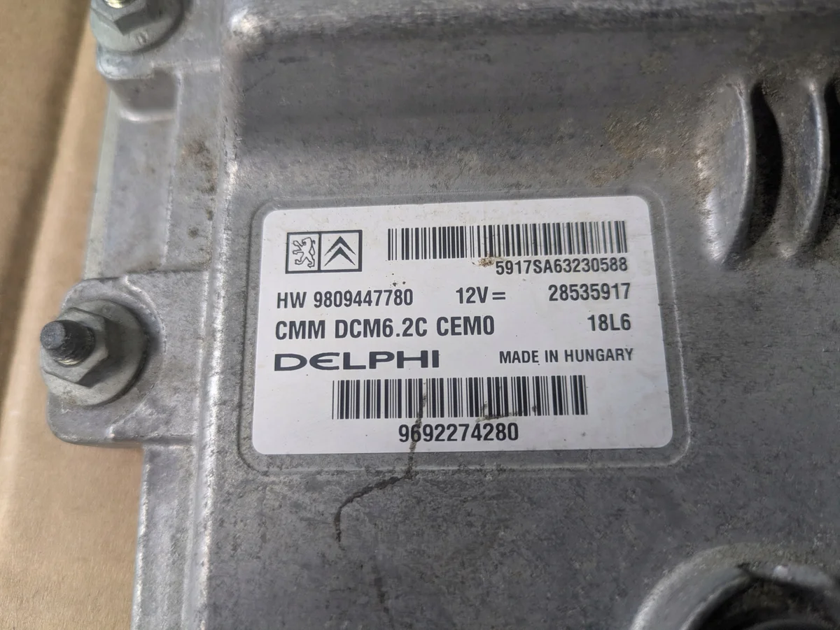 ECU Citroen Jumper 2.0 HDI 9809447780 image 3