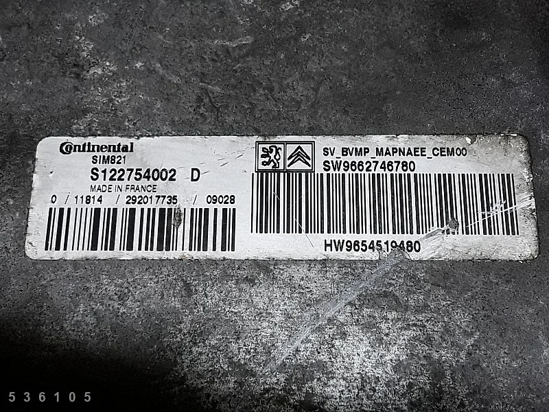 2006 Citroen C3 ECU 1.4 HDi 50kW image 4