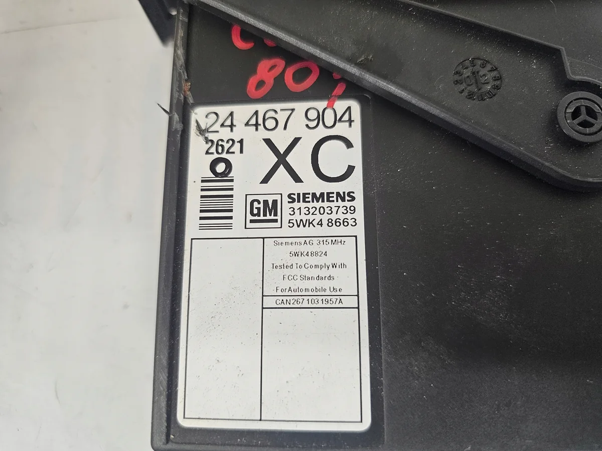 Opel Corsa C Modul Steuergerät 24467904 image 3