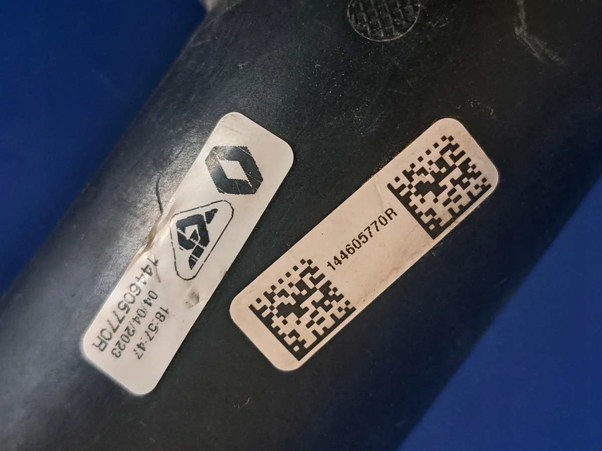 Tubo aspirazione 144605770R Renault Trafic III