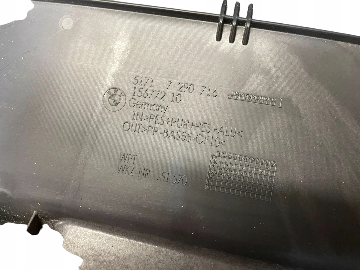 BMW X1 F48 Schottwand Abdeckung gebraucht image 3