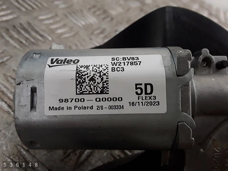 2024 Hyundai I-20 Wischer-Motor 98700q0000 image 4