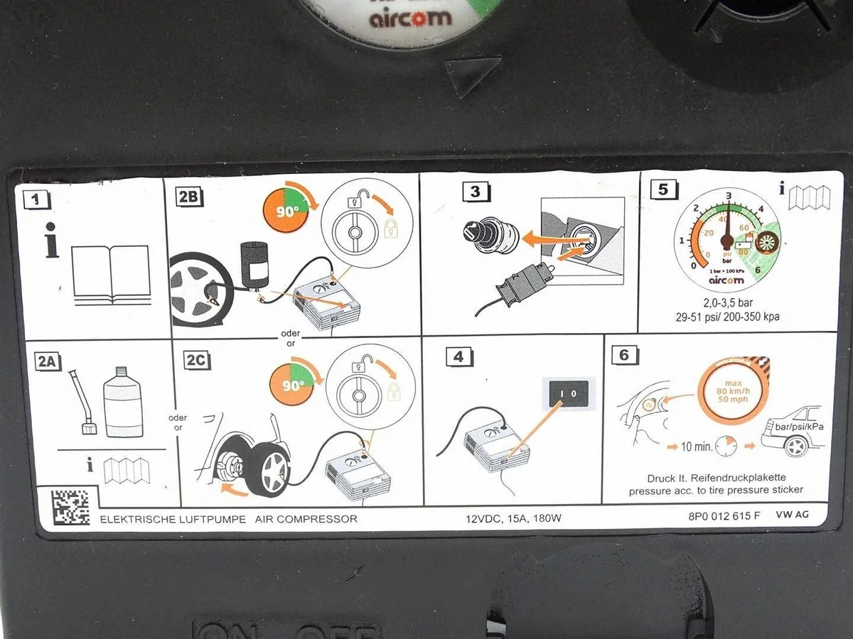 Compressor de Ar Usado Audi VW Seat Skoda image 5