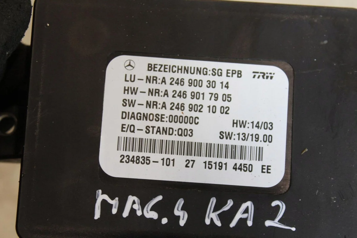 Módulo Freio Mão Mercedes-Benz GLA W156 A2469003014 image 6