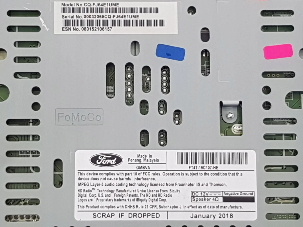 CD/DVD-växlare Ford Edge II FT4T19C107 image 3