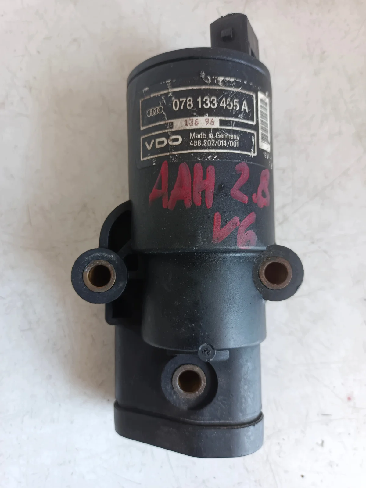 078133455a Klep Regelklep Motor AUDI A4 2.8 V6