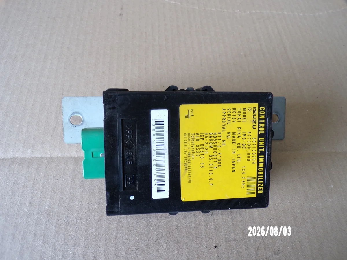 Módulo Imobilizador Opel Monterey 897136239 image 3