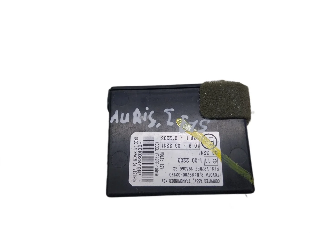 Module immobiliseur Toyota Auris 89780-02170