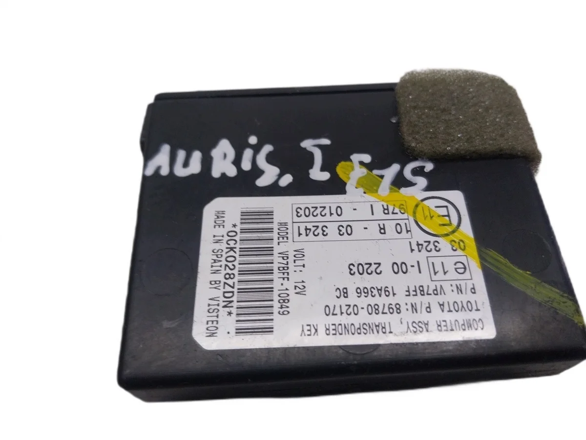 Modulo Immobilizer Toyota Auris 89780-02170 image 3