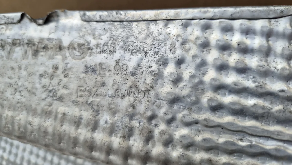 Lämpösuoja pakoputkelle VW Skoda Audi Seat image 3