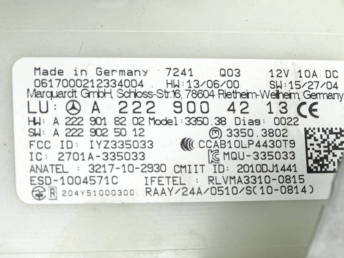 Steuermodul Halterung Keyless Mercedes C W205 image 5