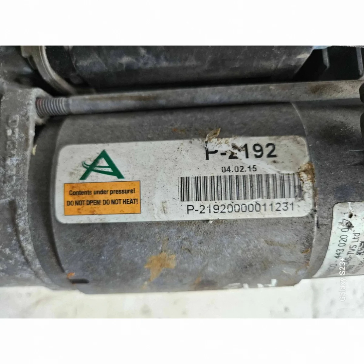 Kompressor Luftfederung hinten Mercedes E W211 image 4