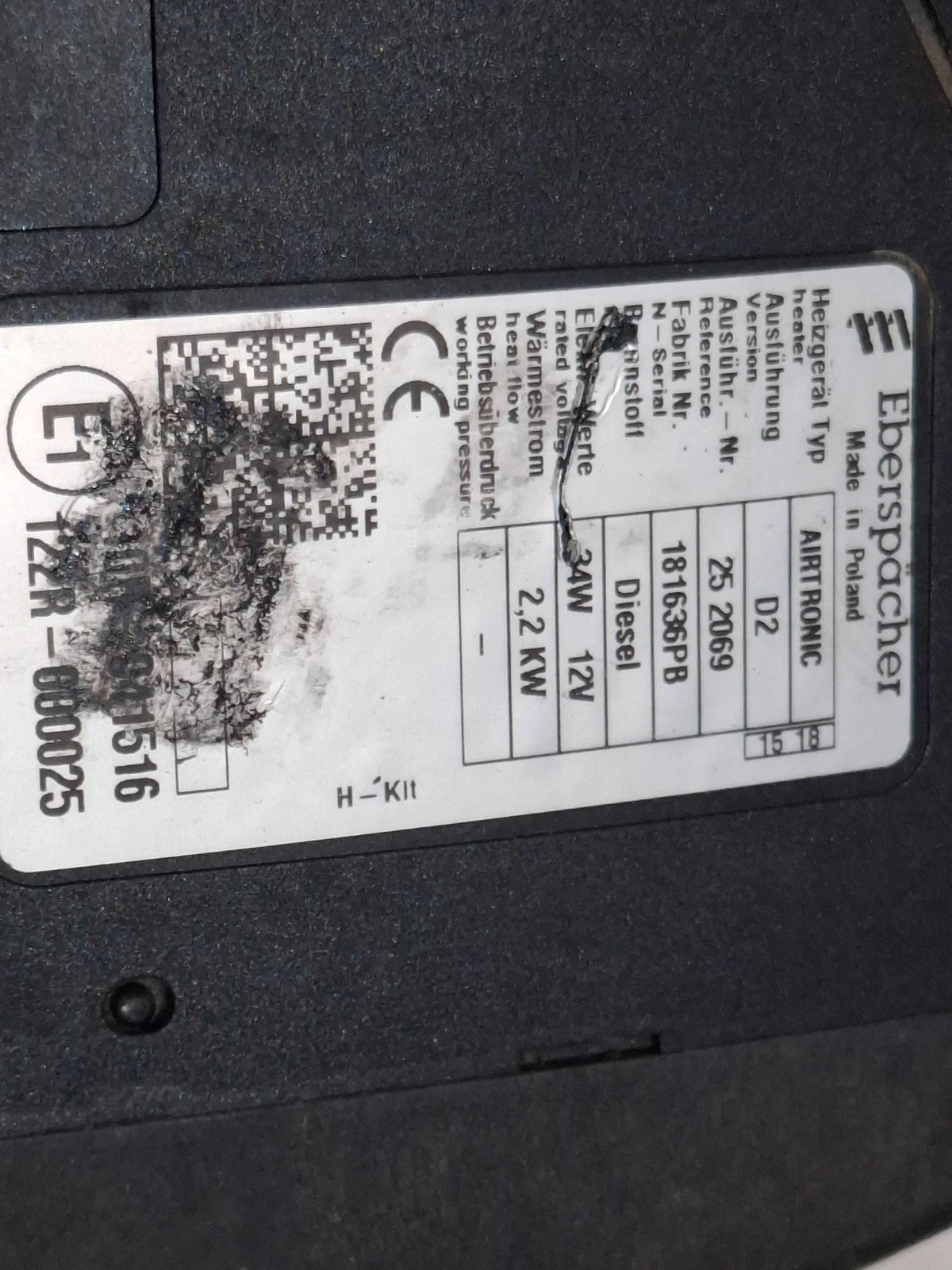 Chauffage d'appoint Webasto Renault Master III image 5