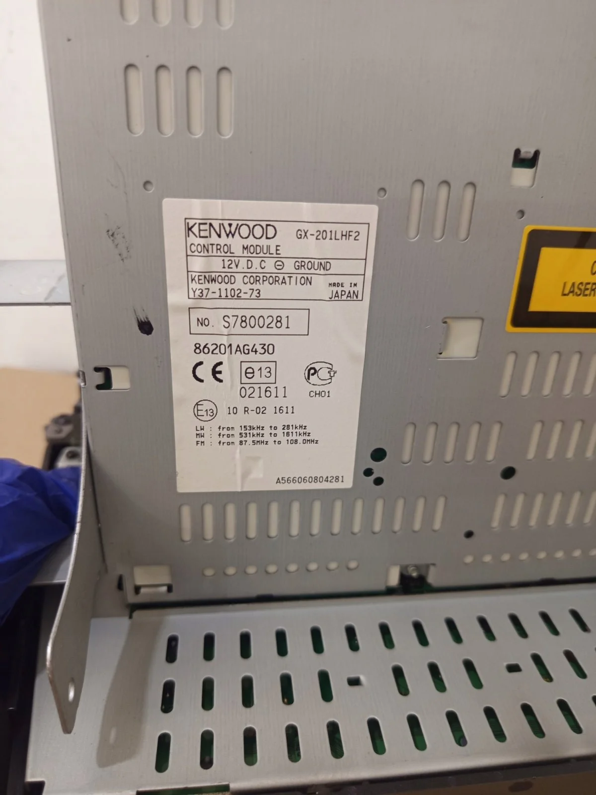 Radio Subaru Legacy IV 86201AG430 Usato image 6