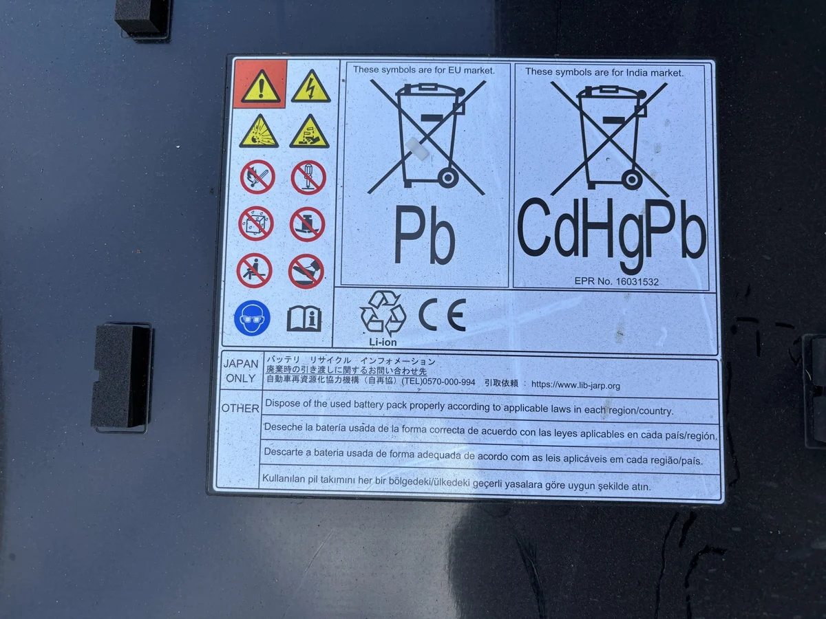 Accu Suzuki e-Vitara 62Ah 96550-58U20 Gebruikt image 6