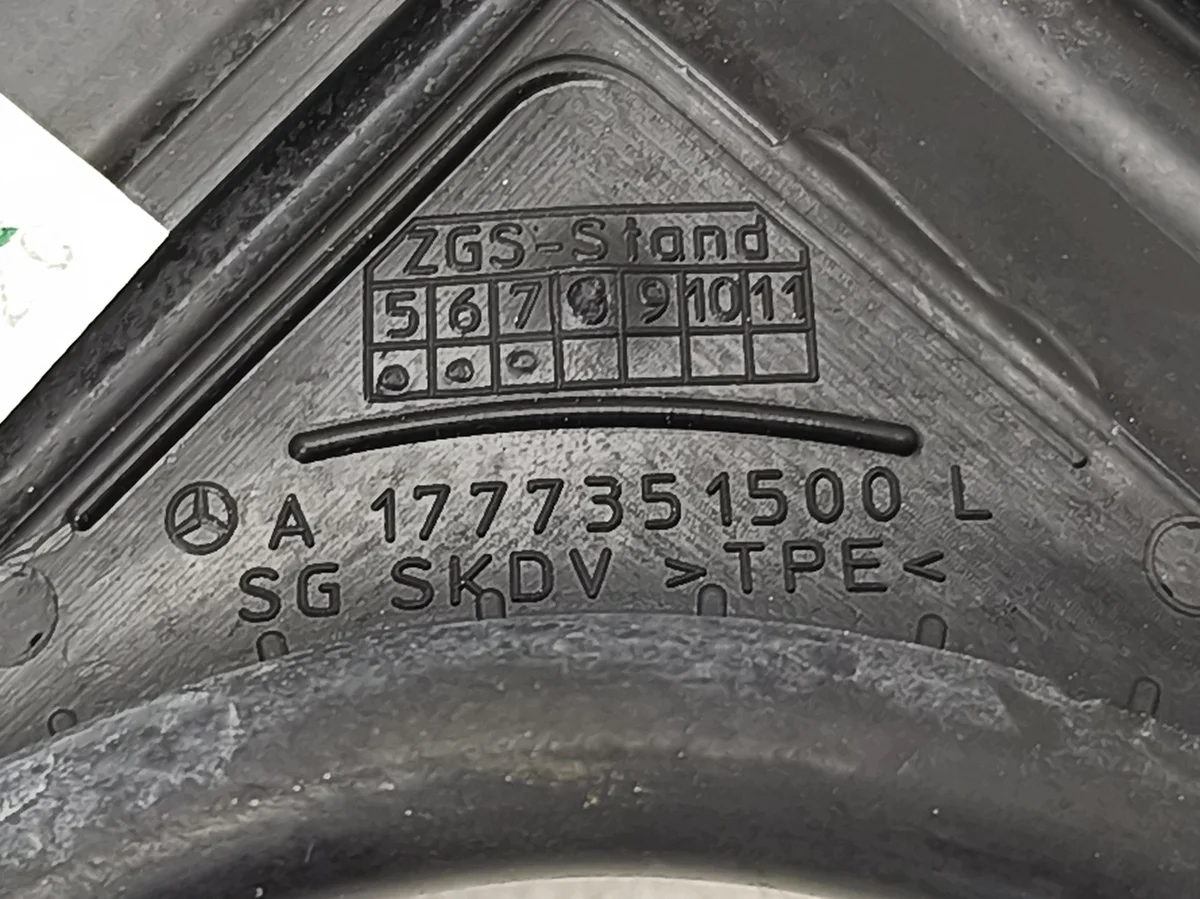 Dichtung Türrahmen Links Hinten A1777351500 image 10
