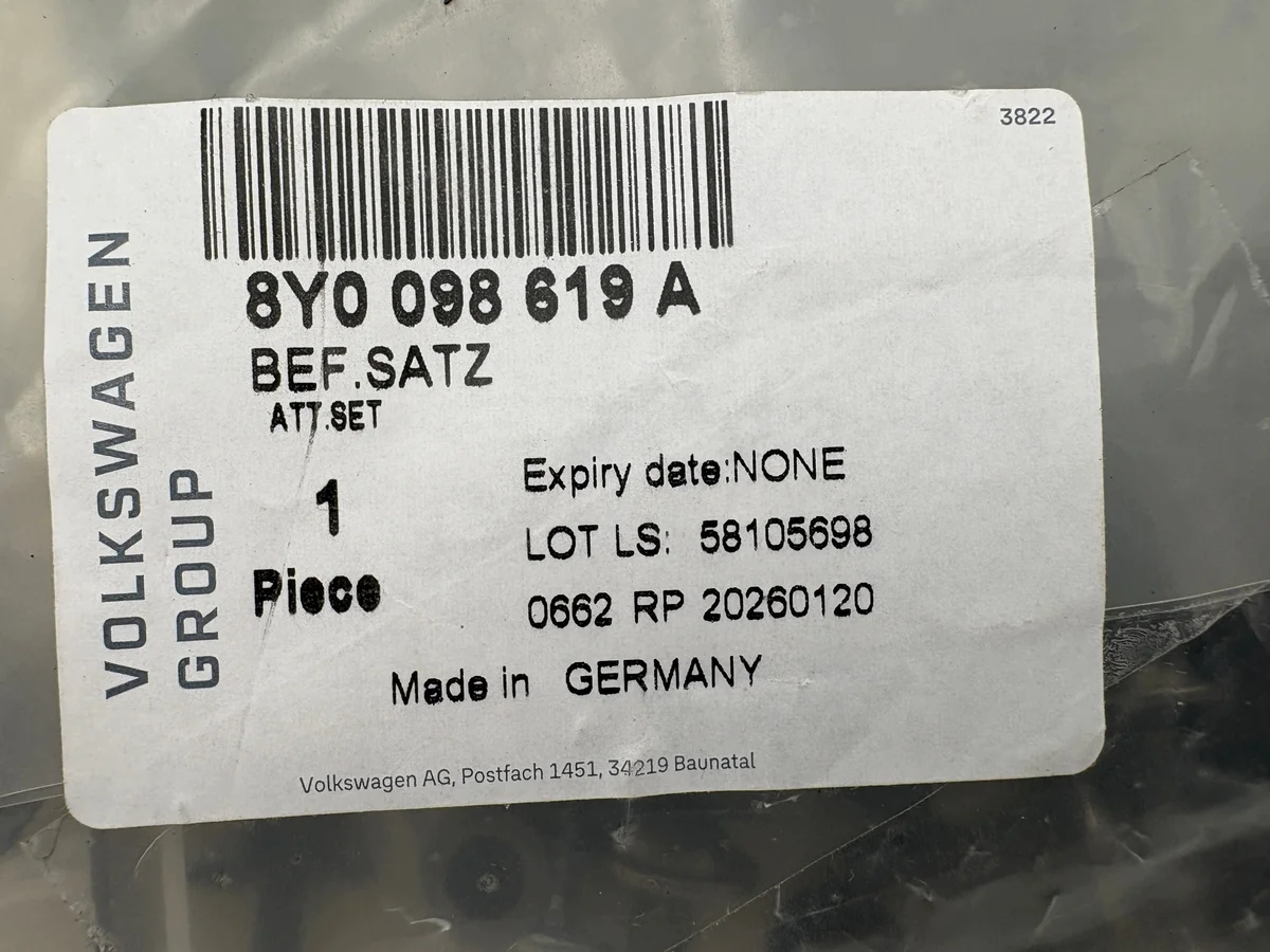 Kit fixation porte AUDI A3 8Y0098619A image 3