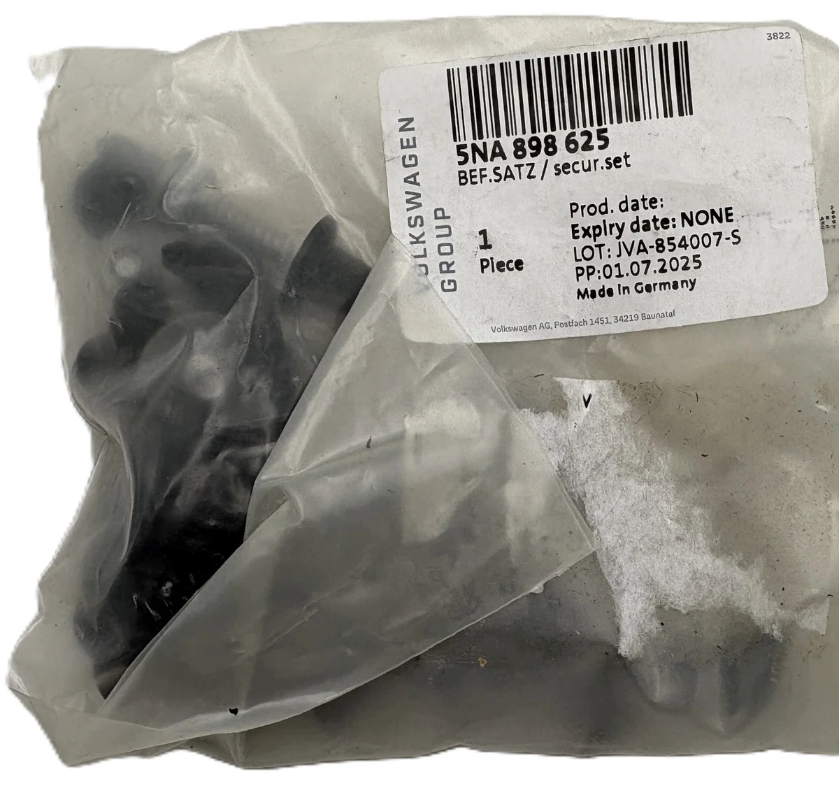 Kit fixation aile VW Tiguan 5NA898625