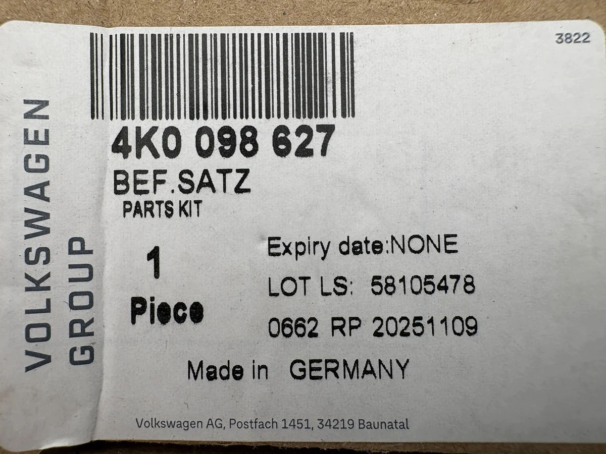 Kit Fixação Para-choque Audi A6 A7 4K0098627 image 3