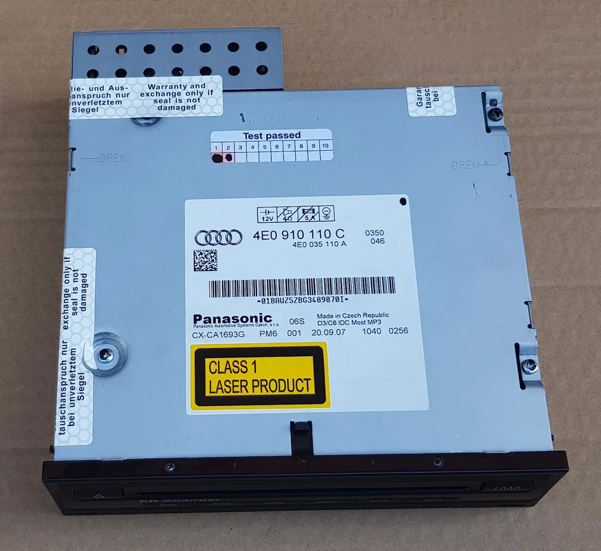 CD-vaihtaja Audi A6 C6 Q7 4L A8 D3 image 7