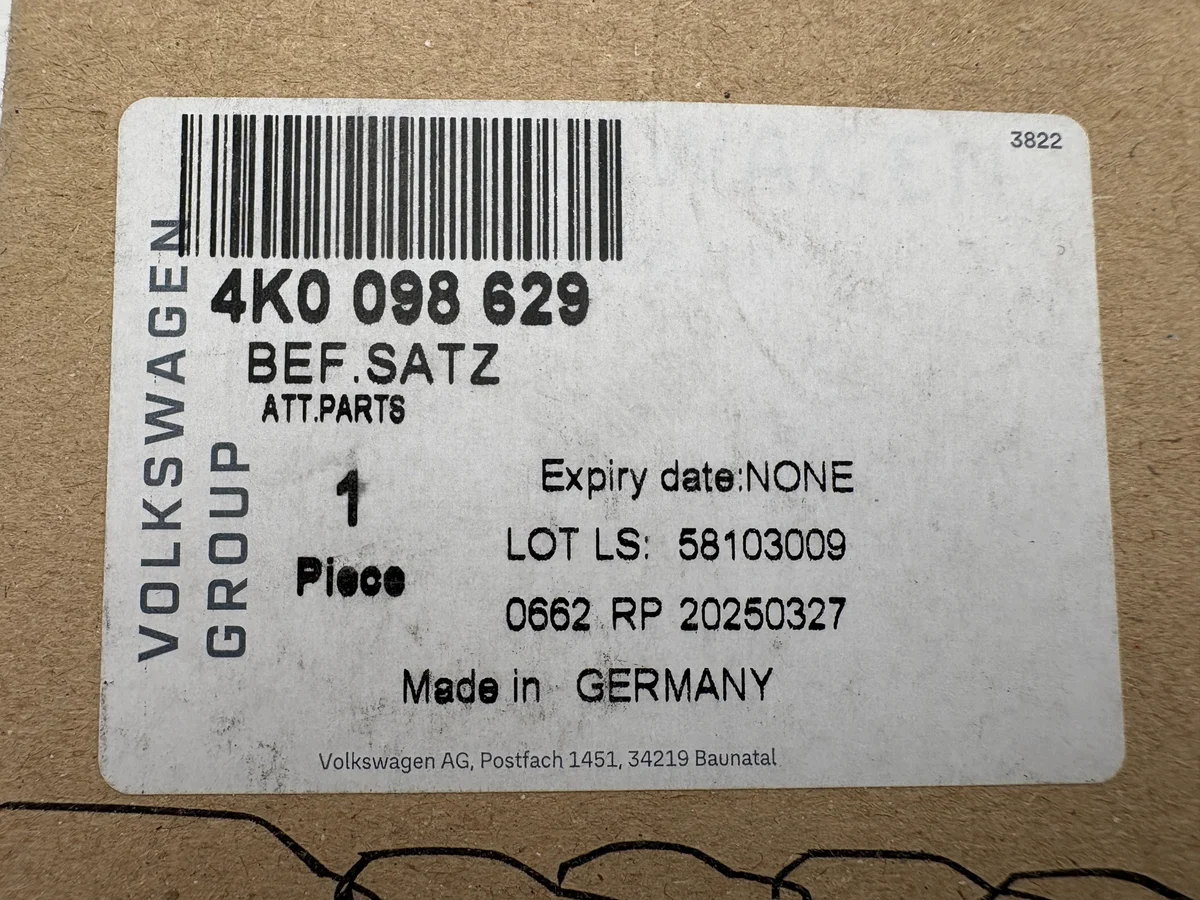 Befestigungssatz Radlauf Audi A6 A7 4K0098629 image 3