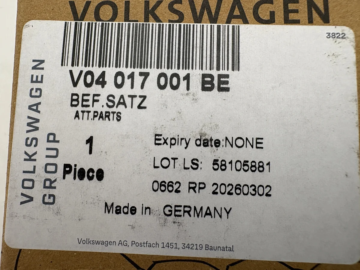 Kit fixation passage roue AUDI A5 V04017001BE image 3