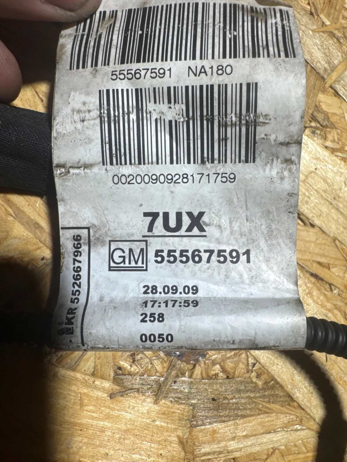 Cablaggio candelette Opel Insignia A 55567591 image 4