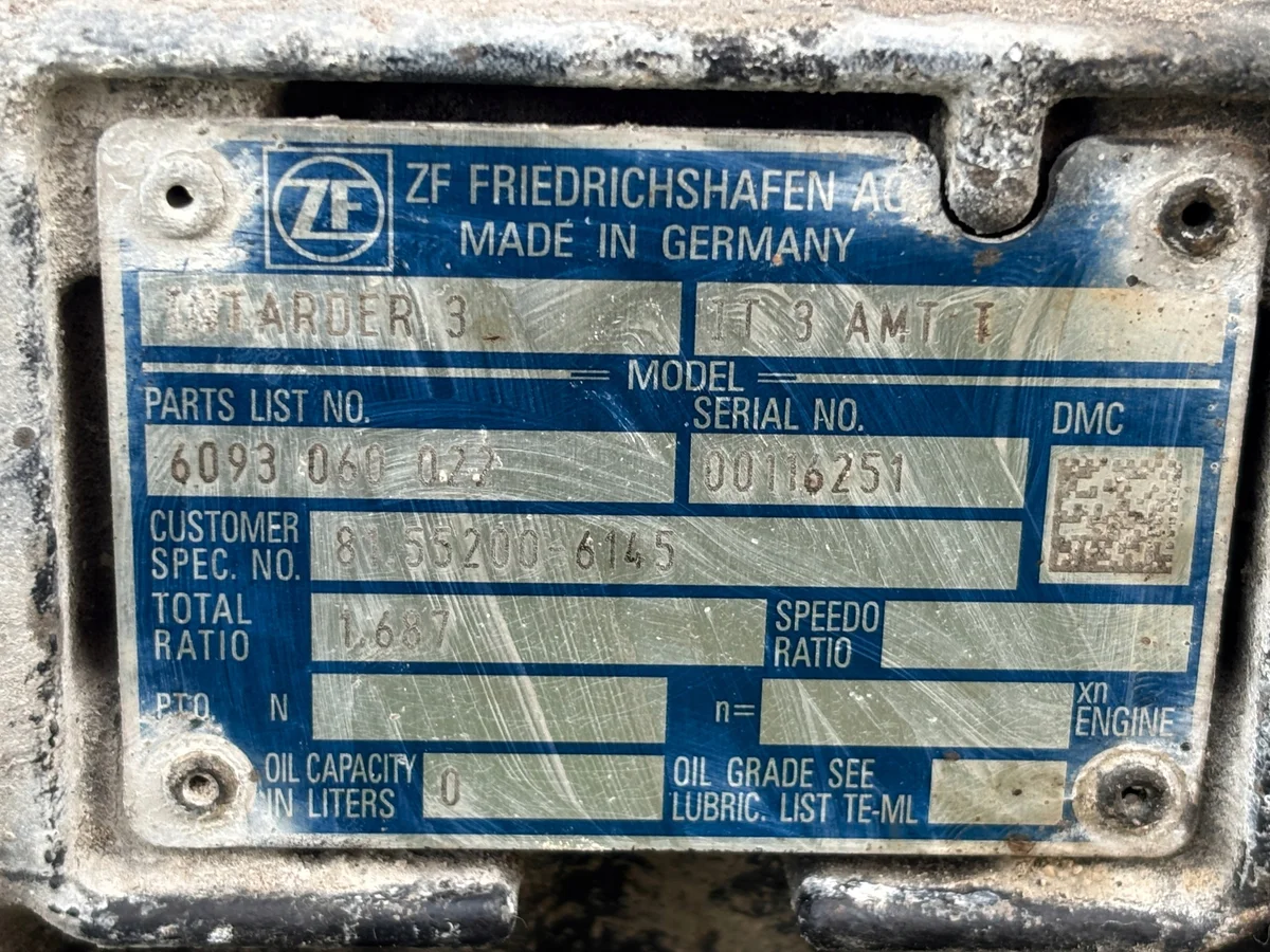MAN TGX TGL 12AS2131TD Retarder 81.55200-6145 image 4
