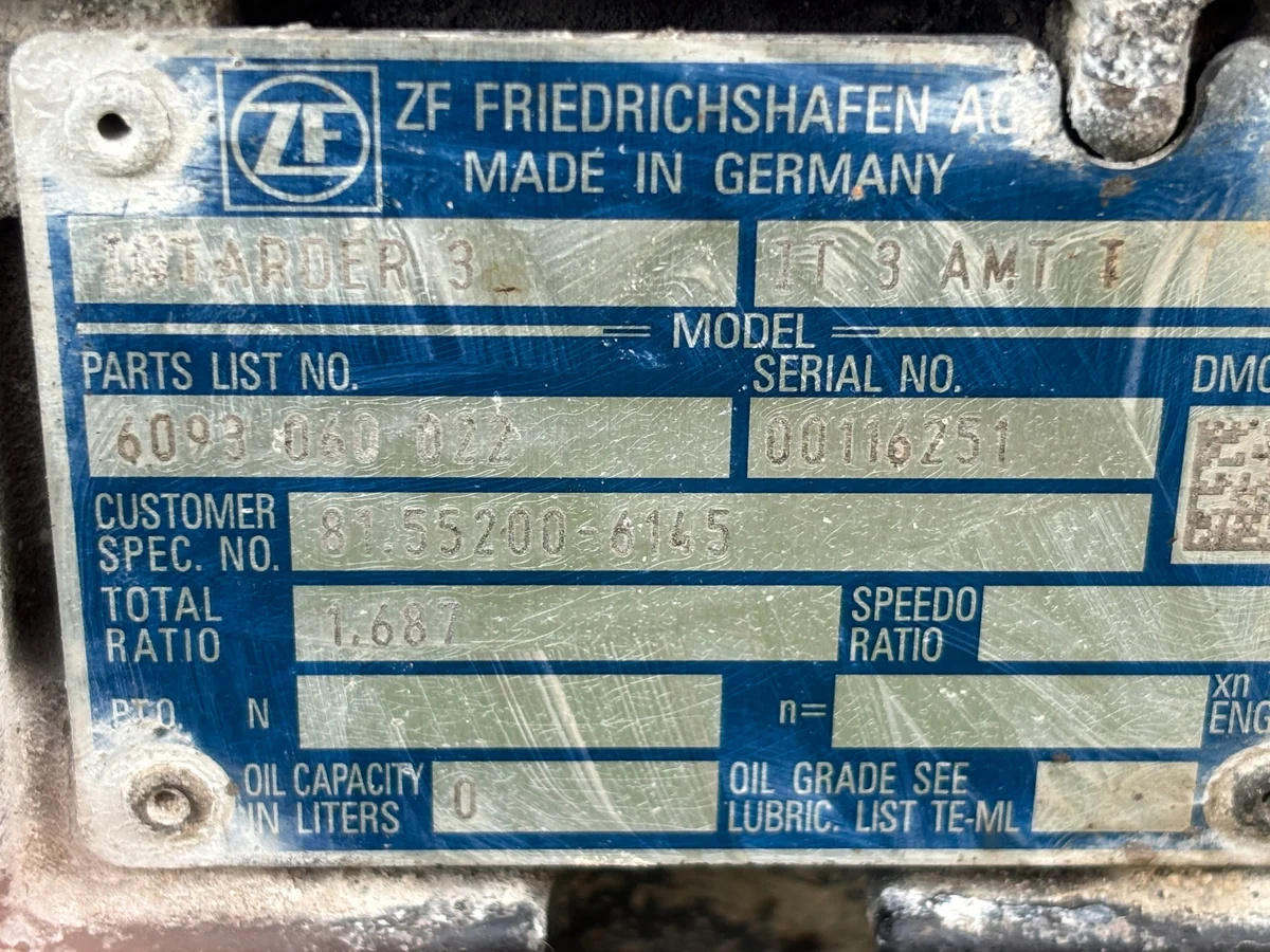 MAN TGX TGL 12AS2131TD Retarder 81.55200-6145 image 5