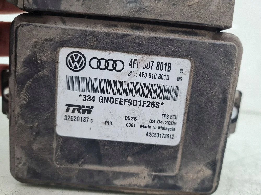 Audi A6 S6 C6 4F 2011 Handrem Module 4F0907801B image 3