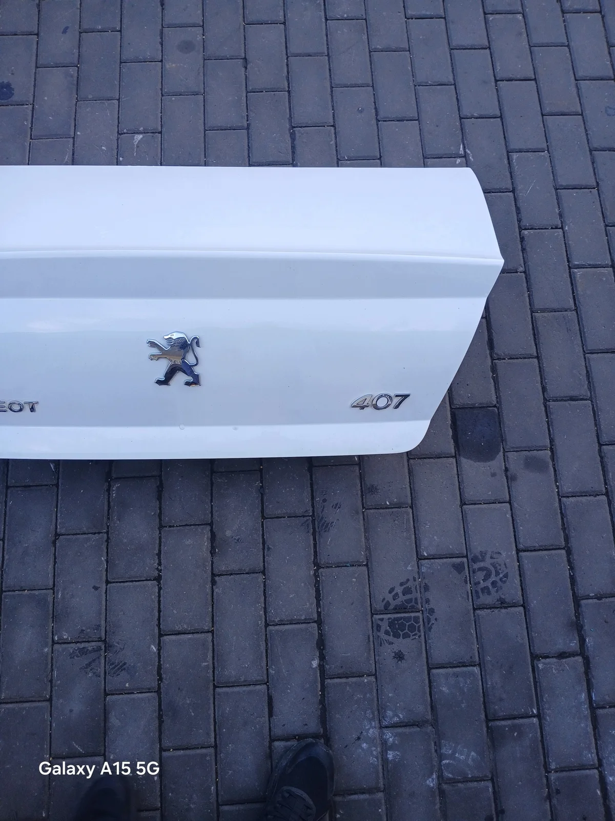 Heckklappe Peugeot 407 LIFT 08-11 Sedan Weiß image 3