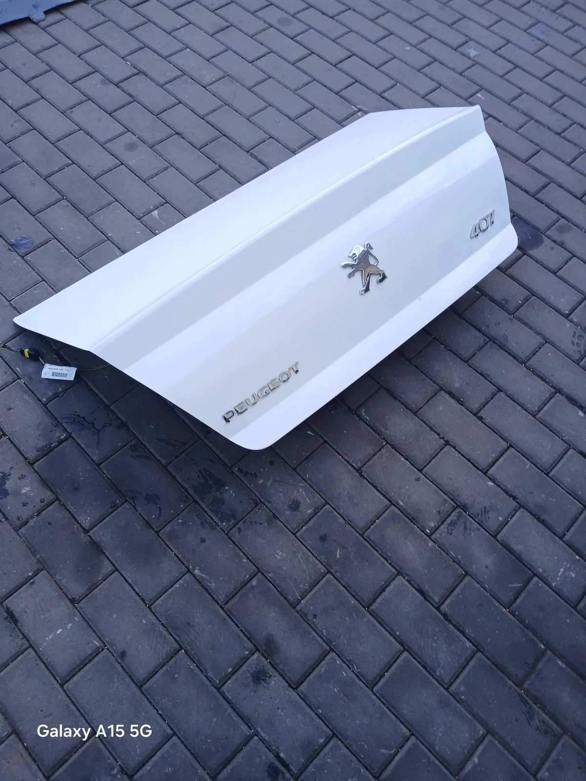 Heckklappe Peugeot 407 LIFT 08-11 Sedan Weiß image 5